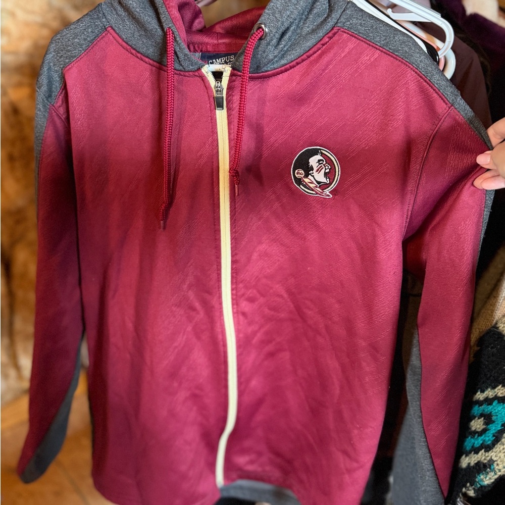 Campus Heritage Maroon and Gray Hoodie